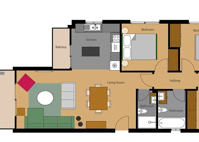 Lena Court - Spacious 3bdr, Views Lägenhet *